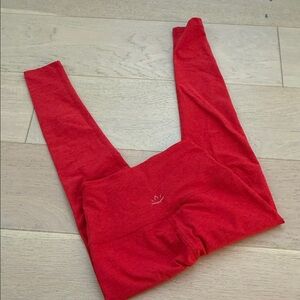 Beyond Yoga Red Leggings
